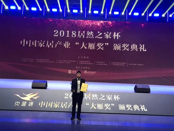 帝奥斯门窗荣获家居业“奥斯卡奖”——“大雁奖”！