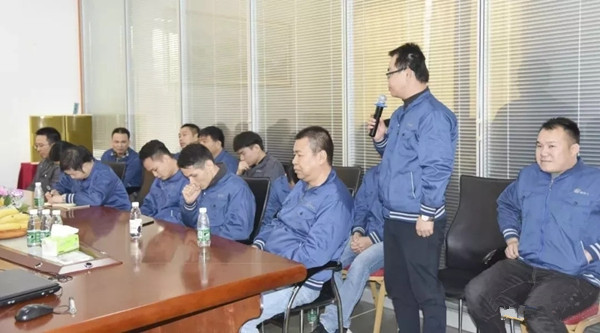 其邦门窗迎福临门董事长梁晓东携管理团队前来参观交流