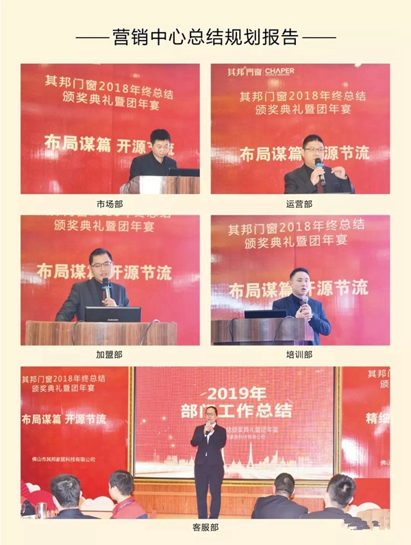 其邦门窗2018年终总结颁奖典礼暨团年宴圆满结束