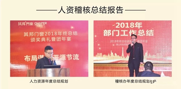 其邦门窗2018年终总结颁奖典礼暨团年宴圆满结束