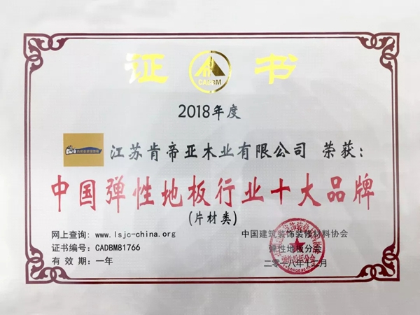 肯帝亚集团年初四喜临门，斩获四项行业大奖！