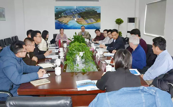 中国木材与木制品流通协会、加拿大木业协会领导考察新民洲港和国林生态产业城