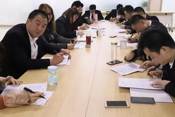 亿合门窗国内营销中心内训圆满结束