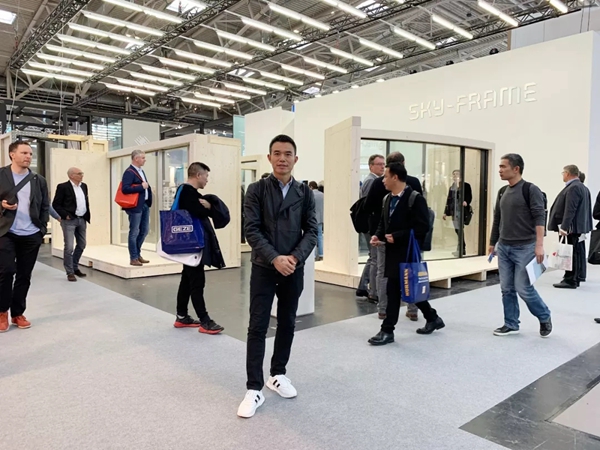 百利玛门窗赴德国慕尼黑建材展参观考察
