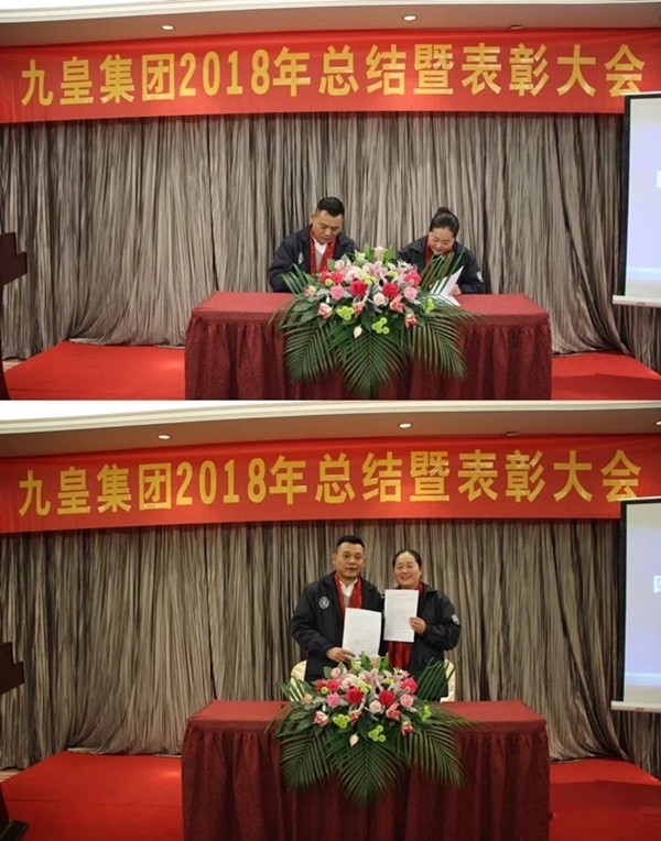 九皇防盗门2018年总结暨表彰大会圆满结束!