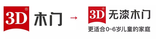 3D木门品牌战略升级为3D无漆木门，不只是换标那么简单！