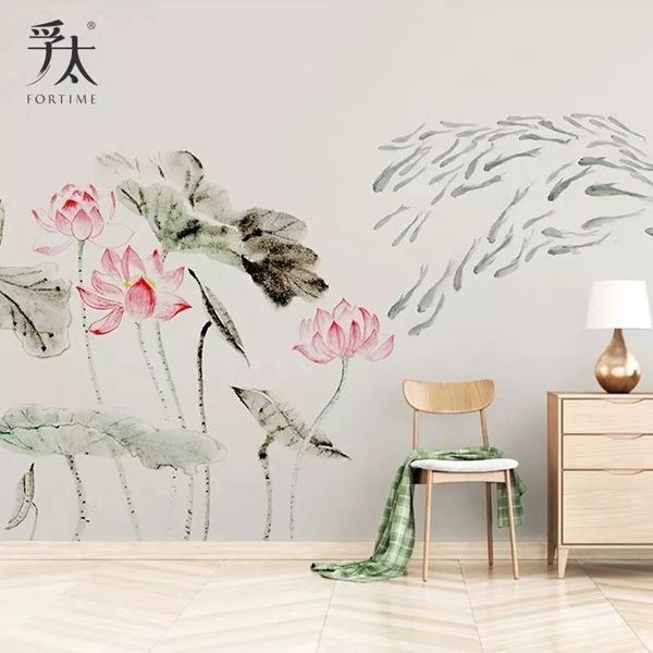 孚太壁布壁纸：看好了，网红彩色墙都是这样刷出来的！