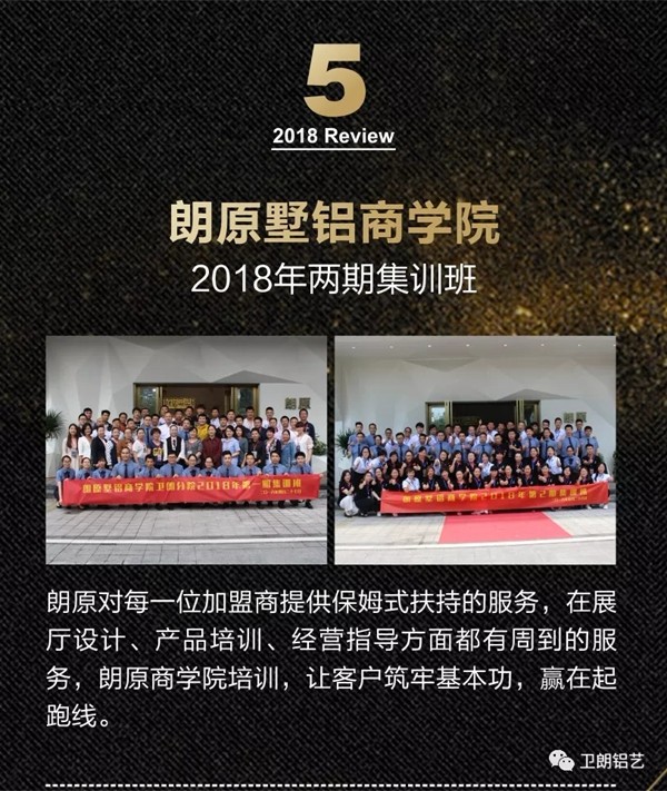 卫朗铝艺2018大事件精彩回顾！
