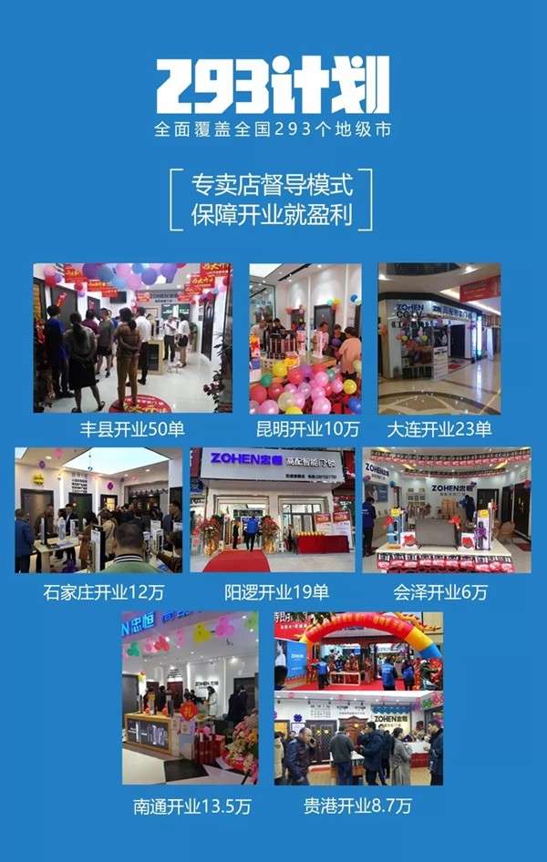 忠恒智能门锁全国空白市场专卖店加盟邀请您
