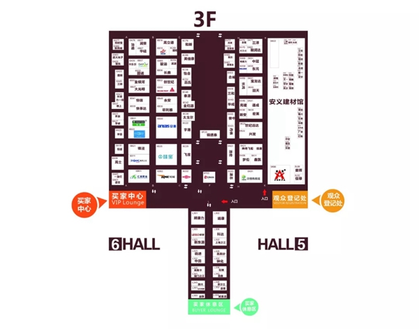 第25届铝门窗幕墙新产品博览会展位图大揭秘！现在登记现场免排队！