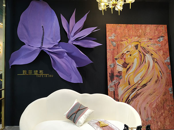 北京墙纸墙布展|雅菲壁布W2-A12：提花色彩和工艺有突破