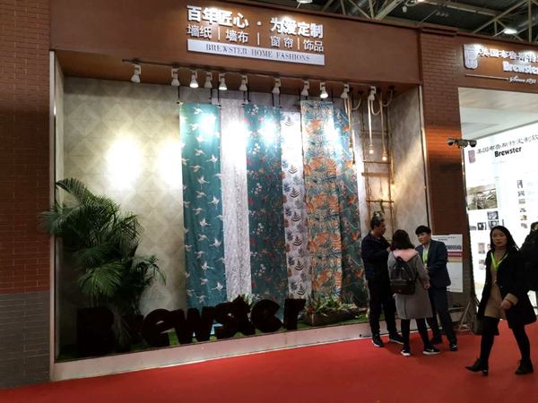 北京墙纸墙布展丨布鲁斯特墙纸E1-B12：美国布鲁斯特开启定制软装未来
