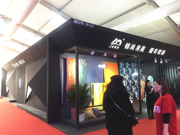 北京墙纸墙布展|锦尚帛美E6-C10：推出软装搭配产品