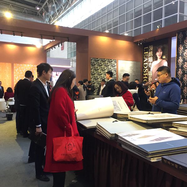北京墙纸墙布展丨领绣刺绣墙布E1-A01：2019年将会变得更好
