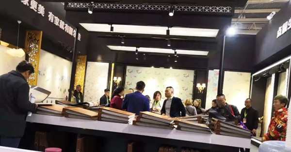 靓尔佳墙布2019年北京墙纸墙布展精彩瞬间回顾,收获颇丰!