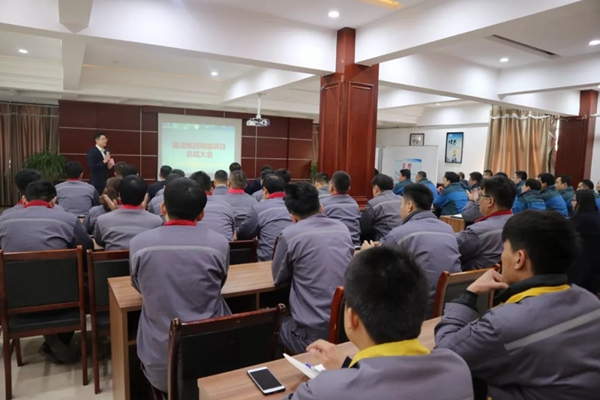 鑫迪木门精益生产项目总结会暨2019年启动会完美收官！