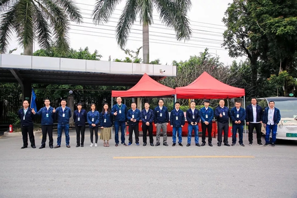 合和建筑五金客商零距离参观三水生产基地,感受合和品牌魅力!