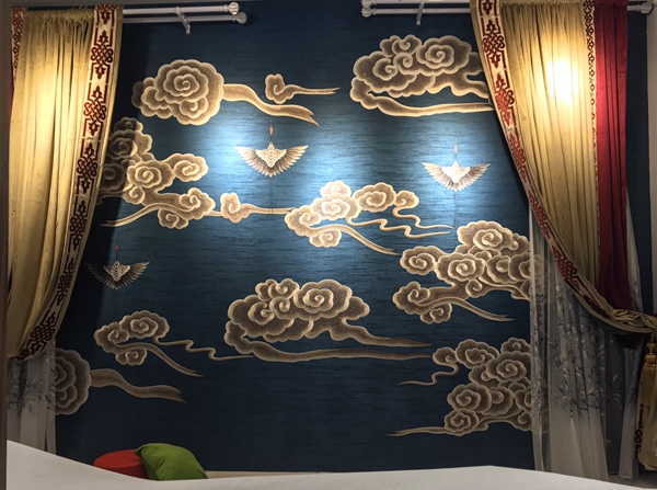 大自然家居·壁高墙纸全新亮相北展，开启墙布“仿手工时代”！