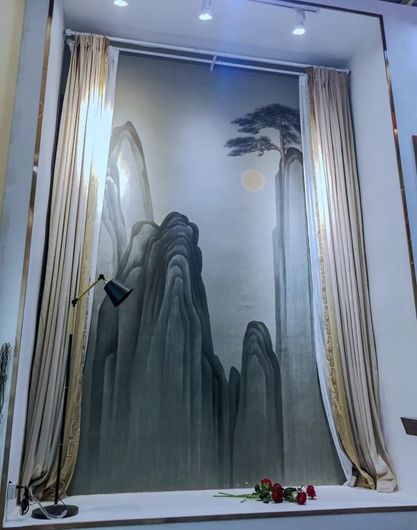 大自然家居·壁高墙纸全新亮相北展，开启墙布“仿手工时代”！
