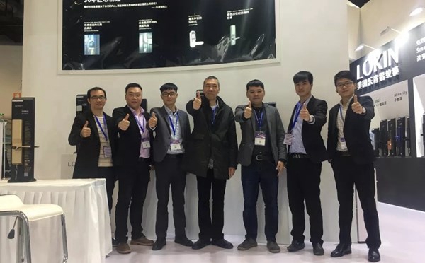 乐肯指纹锁参加2019IIBE智能建筑展，现场精彩不断，好评如潮！