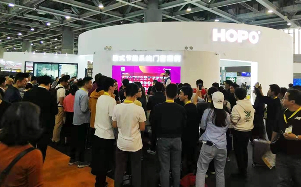 HOPO参展广州门窗幕墙新产品博览会,携新品惊艳亮相,完美收官!