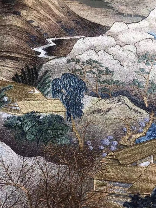 优牧墙布2019北京墙纸墙布展完美收官,尽显苏绣工艺!