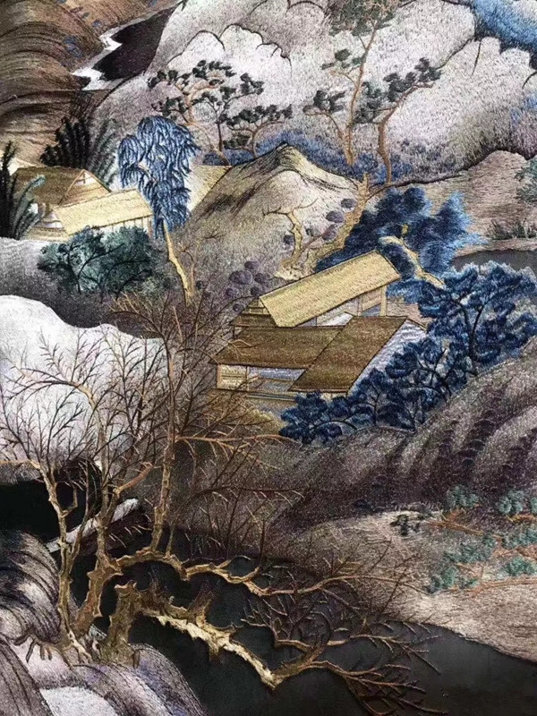 优牧墙布2019北京墙纸墙布展完美收官,尽显苏绣工艺!