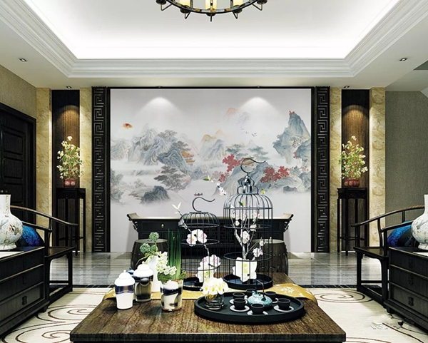 优牧墙布2019北京墙纸墙布展完美收官,尽显苏绣工艺!