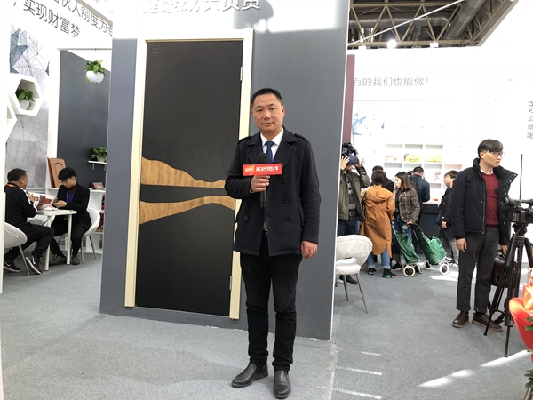 北京门业展丨天大木门焦裕木：为下一代健康成长负责