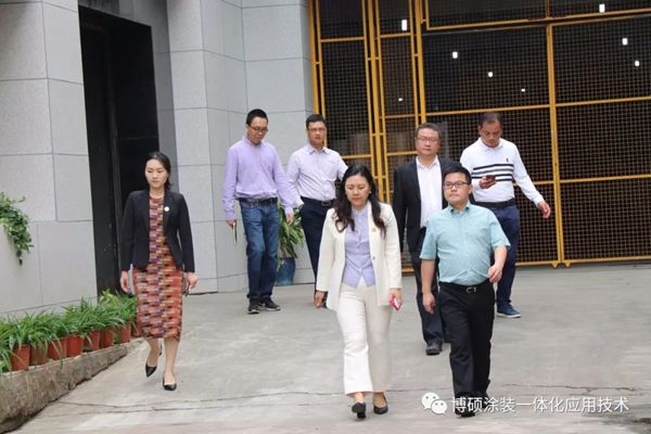 博硕涂装迎来佛山市顺德区蔡副区长一行莅临考察座谈
