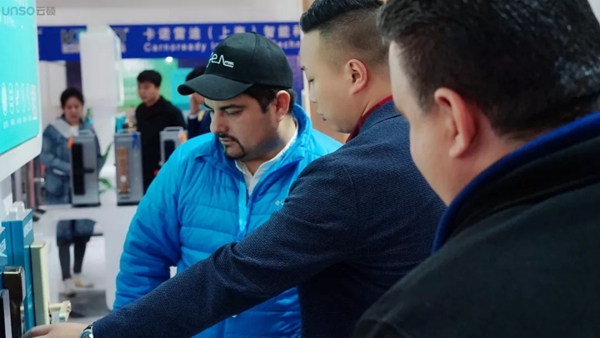 云硕智能锁携全线产品惊艳亮相2019北京门业展