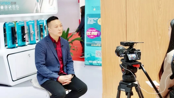 云硕智能锁携全线产品惊艳亮相2019北京门业展