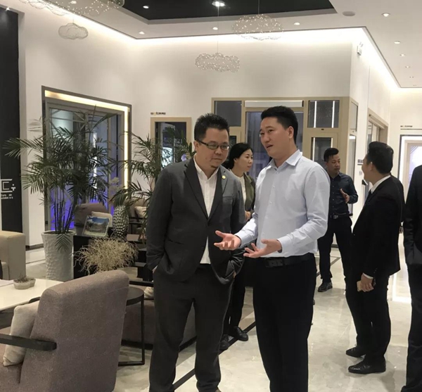 安柏瑞门窗迎接星家居集团招商运营部一行领导莅临参观交流!