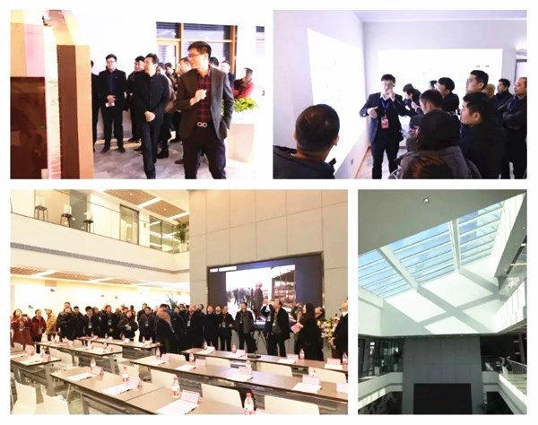 科饶恩门窗迎来河南五方建筑科技集团董事长崔国游一行莅临参观指导