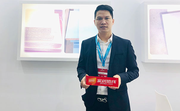 广州定制家居展|优胜热熔胶谢宏章:防霉胶和PUR封边胶备受认可
