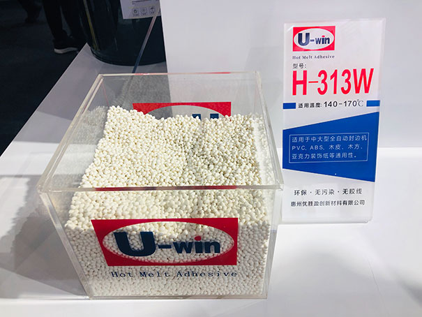 广州定制家居展|优胜热熔胶谢宏章:防霉胶和PUR封边胶备受认可