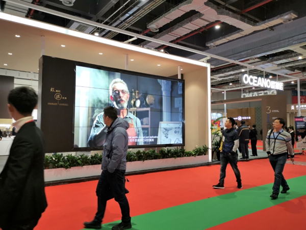欧神诺陶瓷智慧门店惊艳2019年中国建博会（上海），缔造全新选材体验