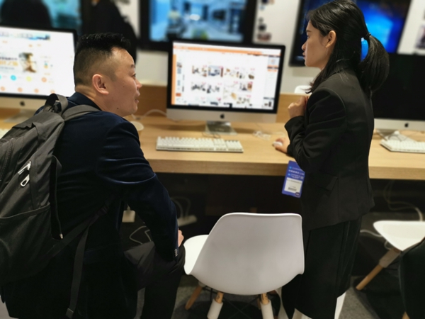 欧神诺陶瓷智慧门店惊艳2019年中国建博会（上海），缔造全新选材体验