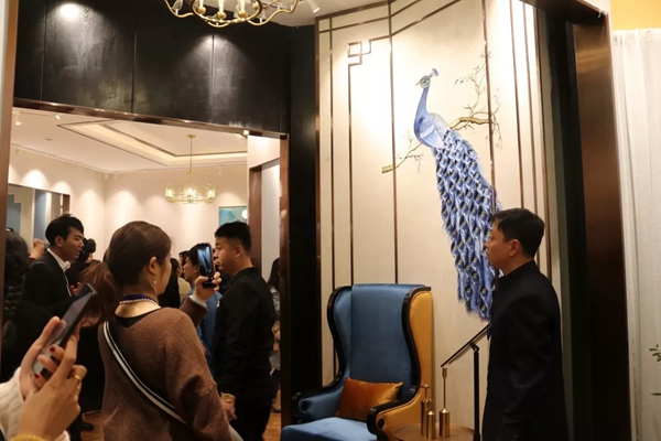 御秀刺绣墙布经销商峰会暨新园区落成庆典晚宴成功举办!