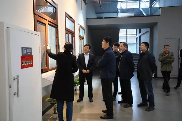科饶恩系统门窗迎接河南省高等教育基本建设学会勾希杰理事长一行莅临考察