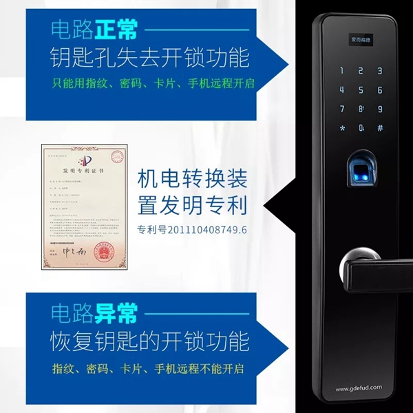 爱而福德智能锁告诉你机械锁和智能锁哪个更好?
