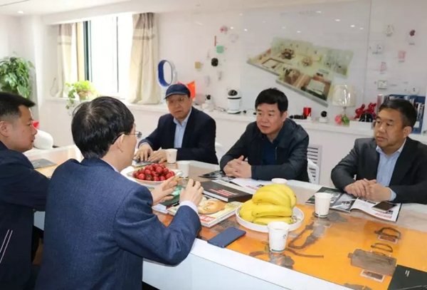 砺安智能锁迎接赣州市政协华旭明副主席一行来访考察