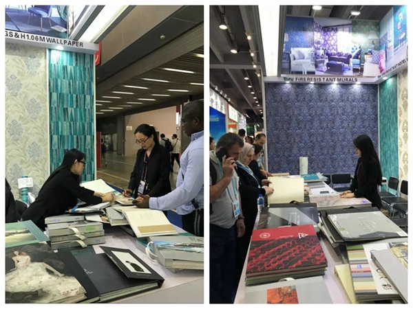 特普丽墙纸携原创新品惊艳亮相春季中国进出口商品交易会！