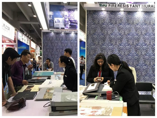 特普丽墙纸携原创新品惊艳亮相春季中国进出口商品交易会！
