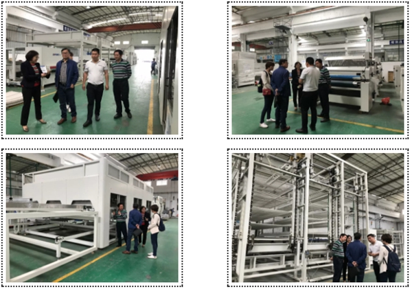 中国混泥土与水泥制品协会硅酸钙水泥板分会领导莅临迪峰机械参观指导！