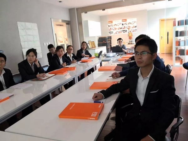 居里亚学习团赴百隆Blum成都参观学习交流