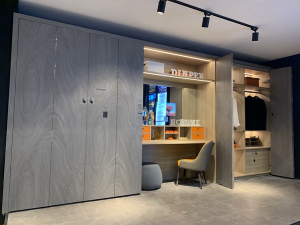 鼎配全屋定制出战成都家具展:亮点多,人气旺