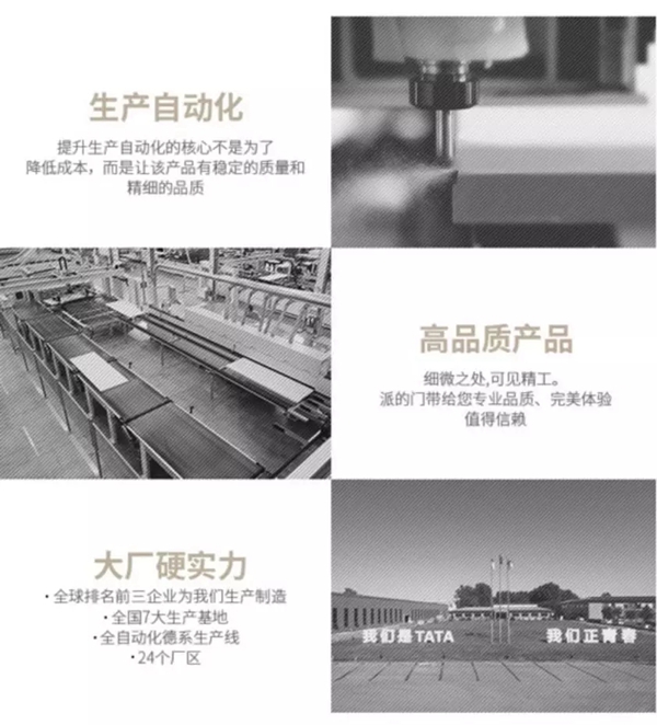 TATA木门选用德国邵尔兰特桥洞力学板门芯，18天就卖出十万樘门！