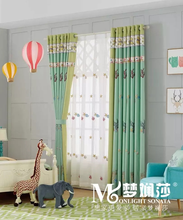 梦斓莎窗帘:高级灰+蓝色,满满都是诱惑魅力