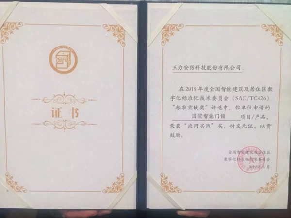 王力荣膺全国智标委“标准贡献应用实践奖”